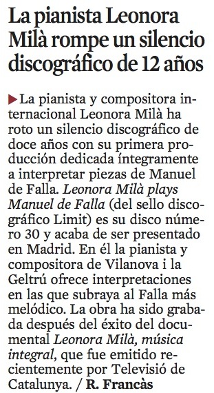 La Vanguardia (29-05-2010)